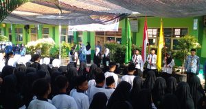 PELANTIKAN OSIS DAN MPK di TENGAH UPACARA SUMPAH PEMUDA