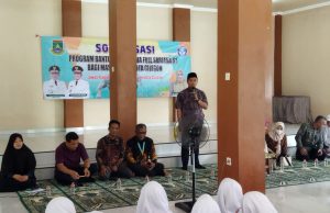 Sosialisasi Program Bantuan Beasiswa Full S.1 Di MAN 1 Cilegon Dari Dindikbud Cilegon.