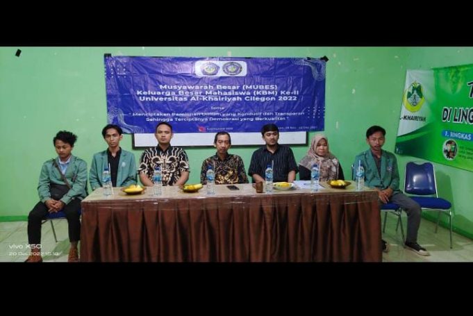 KPUM UNIVERSITAS AL-KHAIRIYAH SUKSES MENGADAKAN PENUTUPAN KELUARGA BESAR MAHASISWA TAHUN 2022