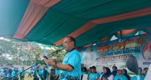 PGRI HELD THE ANNIVERSARY OF PGRI 77 TH AND NATIONAL TEACHER’S DAY.