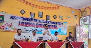 Dinas Pendidikan dan Kebudayaan Kota Cilegon Melaksanakan FLS2N Jenjang SD Tingkat Kecamatan Cibeber Di SDN Kedaleman IV Cibeber Cilegon.