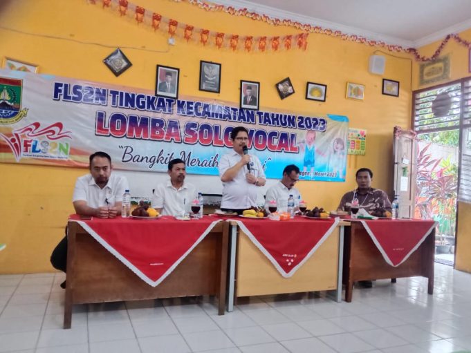 Dinas Pendidikan dan Kebudayaan Kota Cilegon Melaksanakan FLS2N Jenjang SD Tingkat Kecamatan Cibeber Di SDN Kedaleman IV Cibeber Cilegon.