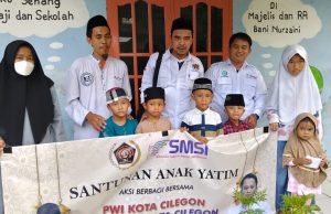 PWI AND SMSI CILEGON PROVIDE AID FOR ORPHANS, URGING SPECIAL ATTENTION FROM THE GOVERNMENT