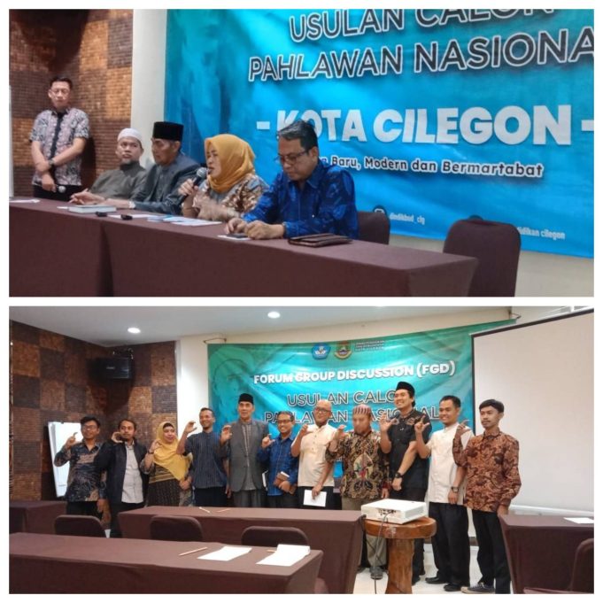 DINAS PENDIDIKAN DAN KEBUDAYAAN KOTA CILEGON MENGADAKAN FORUM GROUP DISKUSI (FGD) USULAN CALON GELAR PAHLAWAN