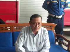 DINAS PEMADAM KEBAKARAN DAN PENYELAMATAN (DPKP) KOTA CILEGON MENYIAPKAN POSKO LEBARAN DI JALAN LINGKAR SELATAN (JLS)