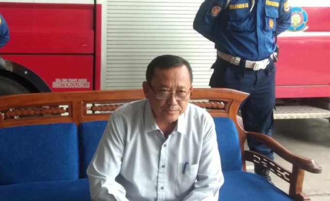 DINAS PEMADAM KEBAKARAN DAN PENYELAMATAN (DPKP) KOTA CILEGON MENYIAPKAN POSKO LEBARAN DI JALAN LINGKAR SELATAN (JLS)