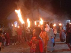 LINK TEMIANG MENGADAKAN PAWAI OBOR DAN GEMA TAKBIRAN 1 SYAWAL 1444 H