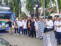 HELLDY AGUSTIAN LAUNCHED 25 FREE HOMECOMING BUSES FOR 1,202 TRAVELERS.