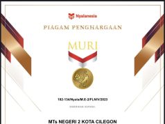 “REKOR ANYAR MTs NEGERI 2 KOTA CILEGON”