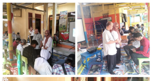 ENTHUSIASTIC PARTICIPANTS TAKING THE EQUIVALENCY EDUCATION EXAMINATION (UPK) AT PKBM TERATAI