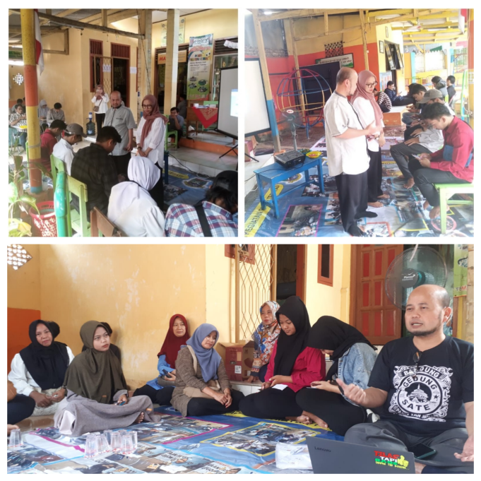 ENTHUSIASTIC PARTICIPANTS TAKING THE EQUIVALENCY EDUCATION EXAMINATION (UPK) AT PKBM TERATAI