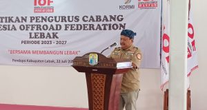 “Komunitas Offroad Lebak Bersatu: Budi Susanto Dilantik Sebagai Ketua IOF Pengcab Lebak dan Komitmen Membangun Bersama!”
