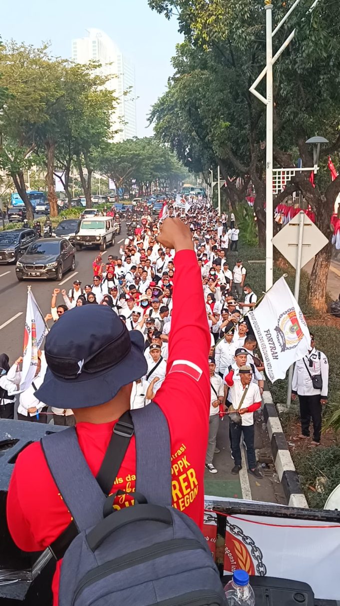 Langkah Bersama Menuju Pengakuan dan Kesejahteraan: Tiga Tuntutan FORTRAH Kota Cilegon
