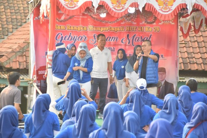 Gebyar Senam Masal bersama H. Buhaiti Romli dan H. Yandri Susanto
