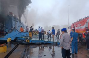 Ditpolairud Polda Banten Respon Cepat Terkait Kebakaran KMP Mutiara Berkah I
