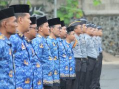 NYALAKAN SEMANGAT KORPRIKAN INDONESIA, LAPAS CILEGON GELAR UPACARA MEMPERINGATI HARI KORPRI KE-52