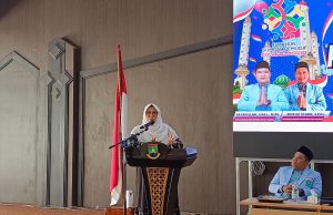 Pelantikan 43 Pengurus BKPRMI Kelurahan Se-Kota Cilegon dihadiri oleh Wakil Ketua DPRD Kota Cilegon Nurrotul Uyun