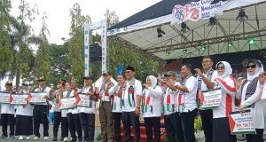 Donasi Rp 535 Juta untuk Palestina Dikumpulkan dalam Gebyar Hari Guru Nasional Ke 78 dI Cilegon