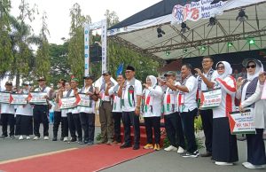 Donasi Rp 535 Juta untuk Palestina Dikumpulkan dalam Gebyar Hari Guru Nasional Ke 78 dI Cilegon