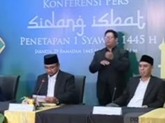 Menteri Agama Menetapkan Hari Raya Idul Fitri 1445 H