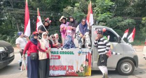 Meriahkan HUT RI ke-79: Puskesmas Grogol Hebohkan Pawai Karnaval Cilegon dengan Kampanye Cuci Tangan, PIN Polio dan Demam Berdarah!