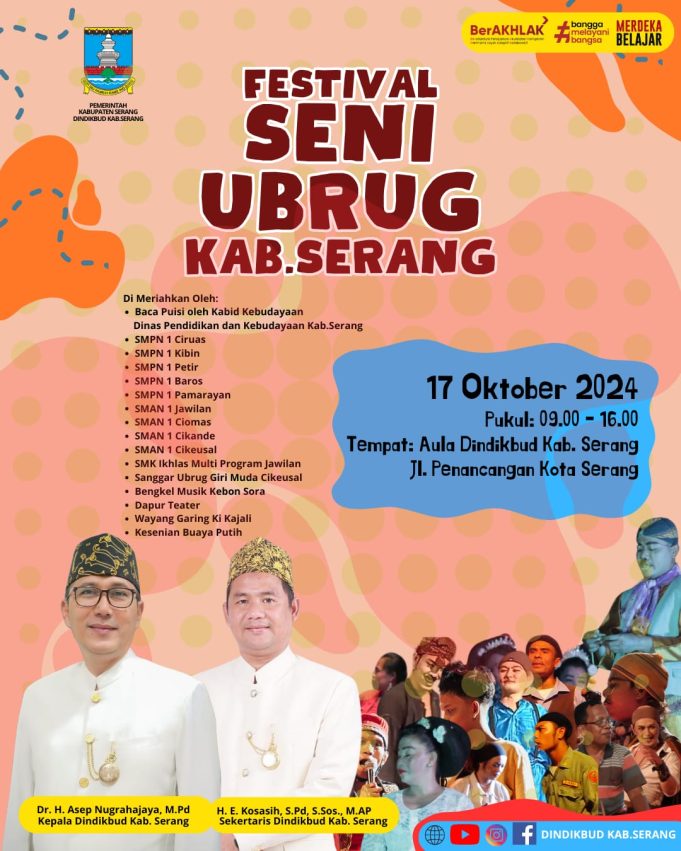 Ubrug yang Guyub dan Lentur (Festival Ubrug Se-Kabupaten Serang 10 Oktober 2024), Oleh: Sulaiman Djaya, Pemerhati Kebudayaan