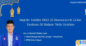 Majelis Taklim DKM Al Munawaroh Gelar Yasinan Di Malam Nisfu Syaban