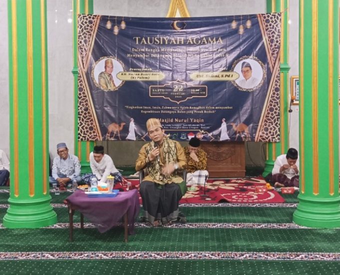 Jamaah Majelis Ta’lim DKM Nurul Yaqin Gelar Tausiyah Agama Peringati Nisfu Sya’ban dan Sambut Ramadhan