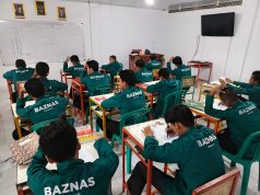 Santri Ponpes Tahfizh Fajrul Karim Ikuti Try Out SNBT Berkat Beasiswa Baznas