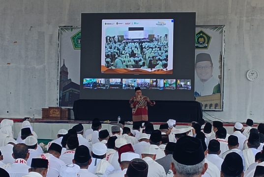 Bimbingan Manasik Haji Nasional Digelar Hybrid, Kemenag Cilegon Dampingi Jamaah di KBIHU Al Inayah