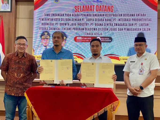 PT Surya Segara Hana dan Pemkot Cilegon Teken MoU Perkuat SDM & Keselamatan Industri