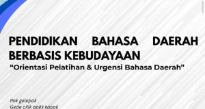 Ahdi Zukhruf Amri Presents Initial Ideas on Local Content for Cilegon Javanese Language in Primary School Teacher Training