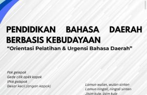 Ahdi Zukhruf Amri Presents Initial Ideas on Local Content for Cilegon Javanese Language in Primary School Teacher Training