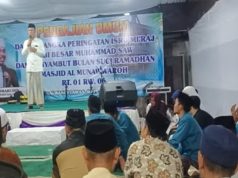Hikmah Isra Mi’raj dan Sambut Ramadhan, DKM Al Munawaroh Gelar Pengajian Umum di tegal wangi lawas