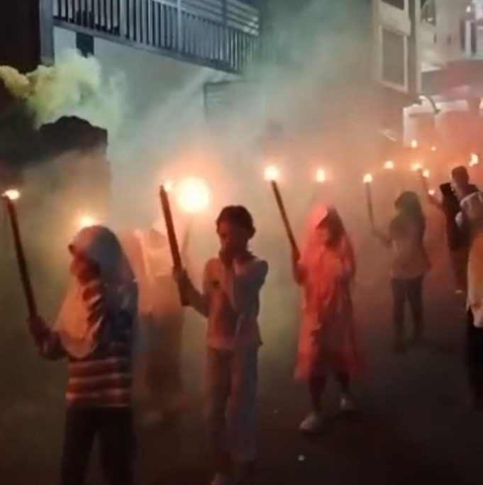 Semarak Pawai Obor dan Takbiran Keliling, Warga Tegalwangi Lawas Sambut Hari Kemenangan dengan Penuh Antusias